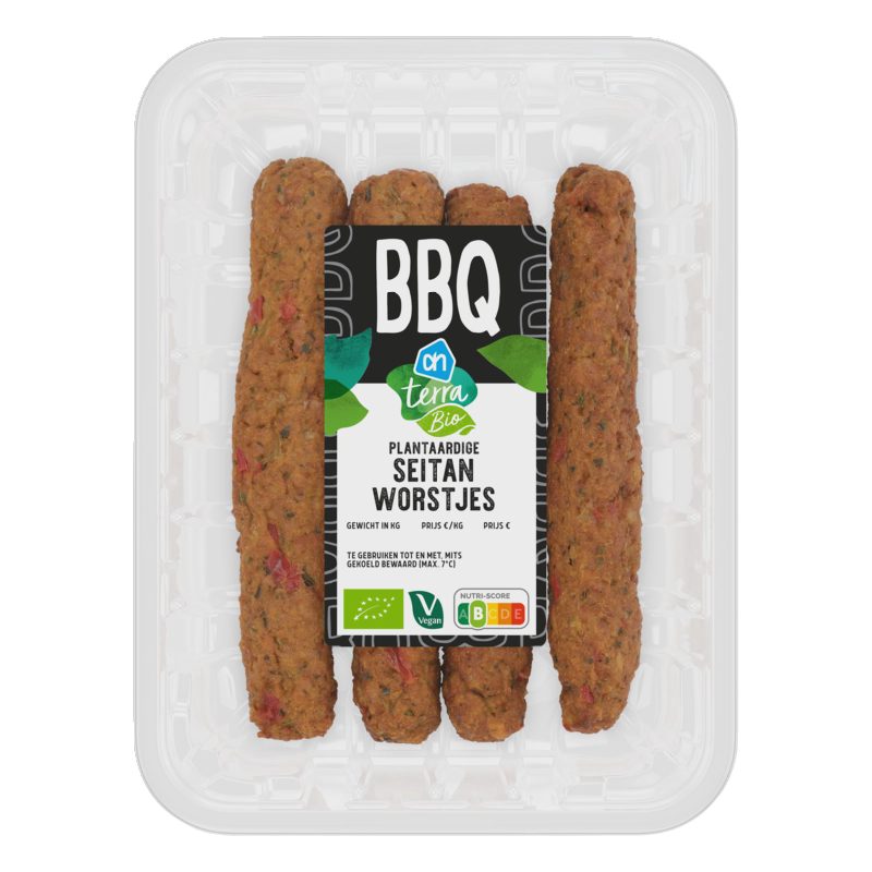 AH Terra Biologisch plantaardige seitan worstjes