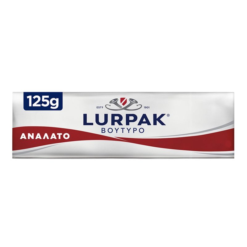 Lurpak Βούτυρο Ανάλατο Αλουμινόφυλλο 125gr