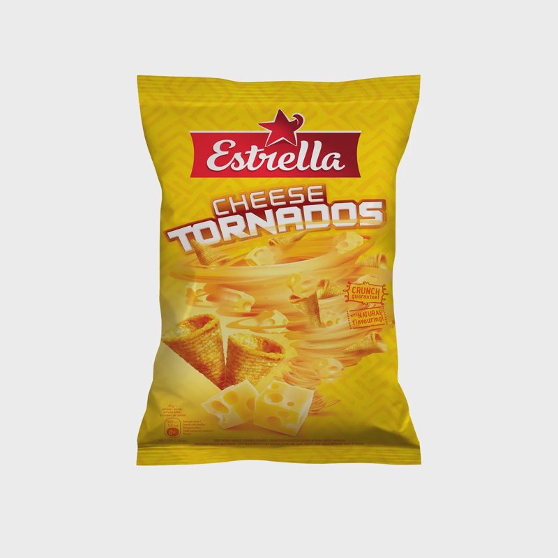 Sūr. sk. trašk. kukurūzų užk. ESTRELLA, 110 g