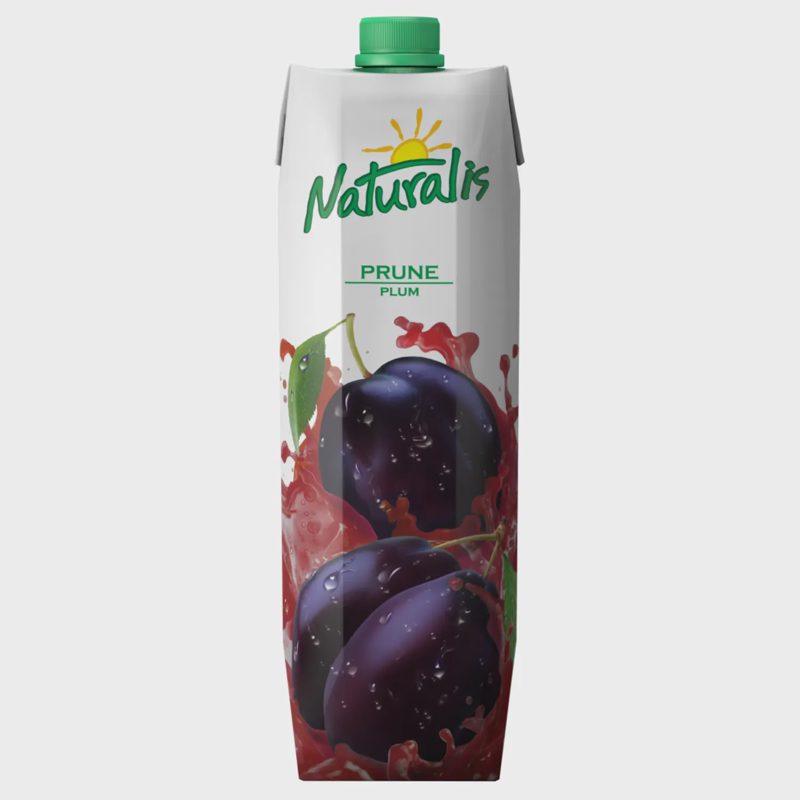 Slyvų nektaras su minkštimu NATURALIS, 1 l