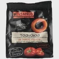Tsanos Τσανάκια Σνακς Λιαστή Ντομάτα 60gr