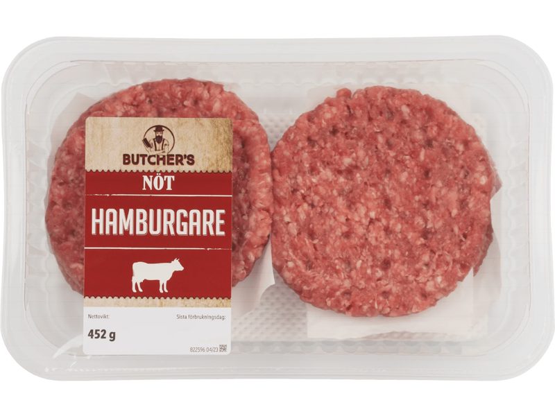Färska hamburgare