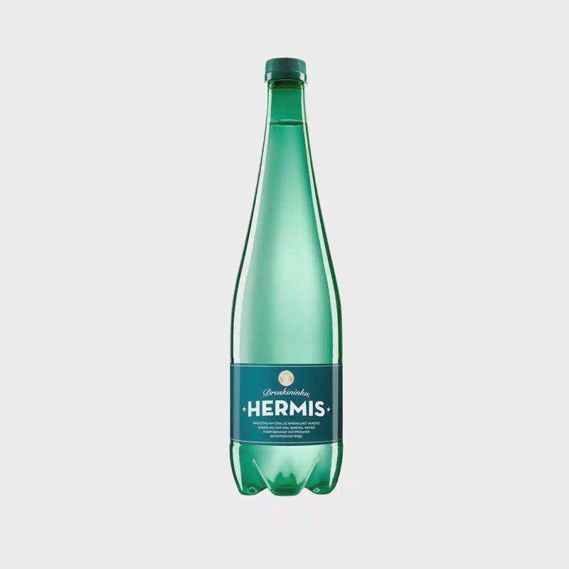 Gazuotas nat. mineralinis vanduo HERMIS, 1 l