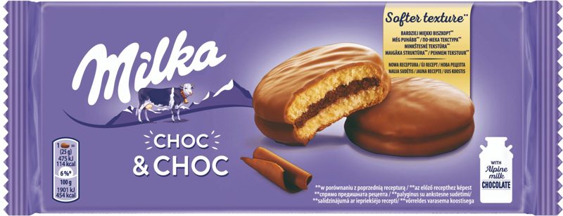 KEKS MILKA CHOC & CHOC 150 g