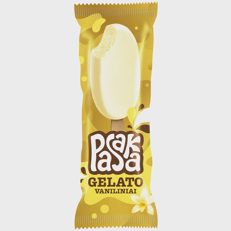 Van. griet. ledai PASAKA GELATO, 90 ml / 64 g