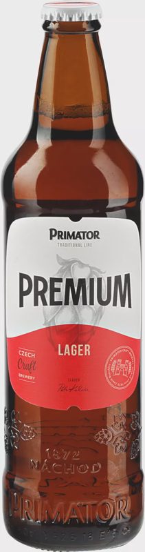 Primátor Premium světlý ležák 0,5l