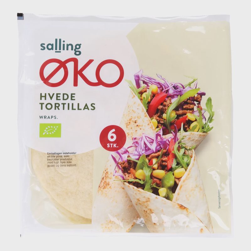Ekol. kviet. tortilijos SALLING EKO, 240 g