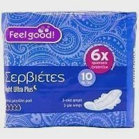 Feel Good! Σερβιέτες Ultra Plus Night 10 τεμ