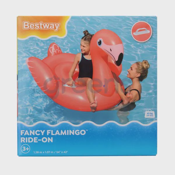 1.38mx1.07m Fancy Flamingo Ride On