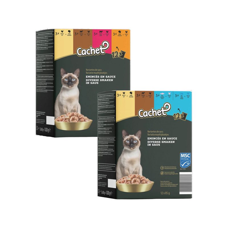 12-pack premium kattenvoer