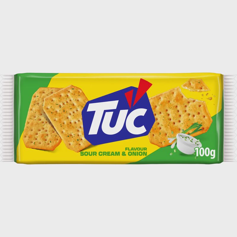 Grietinės ir svog. sk. krekeriai TUC, 100 g