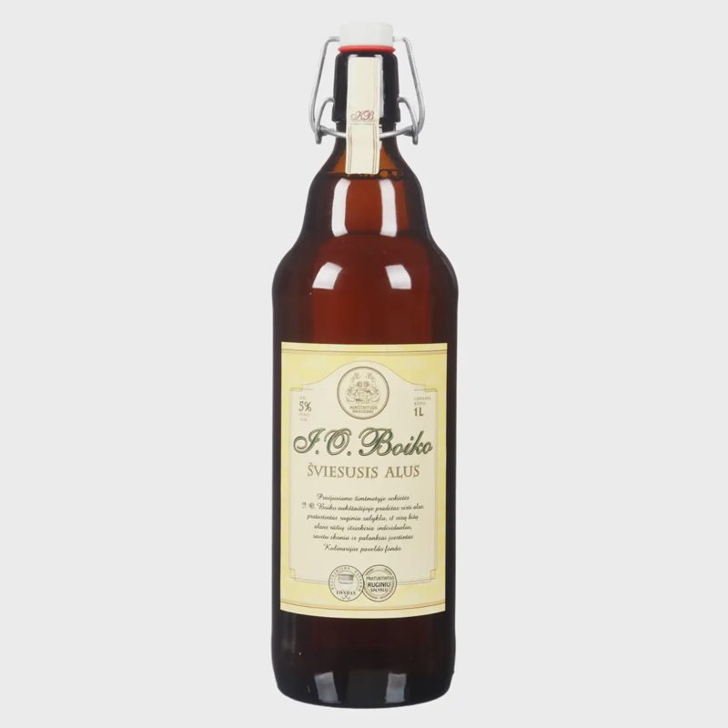 Nefiltruotas alus I.O. BOIKO, 5%, 1l