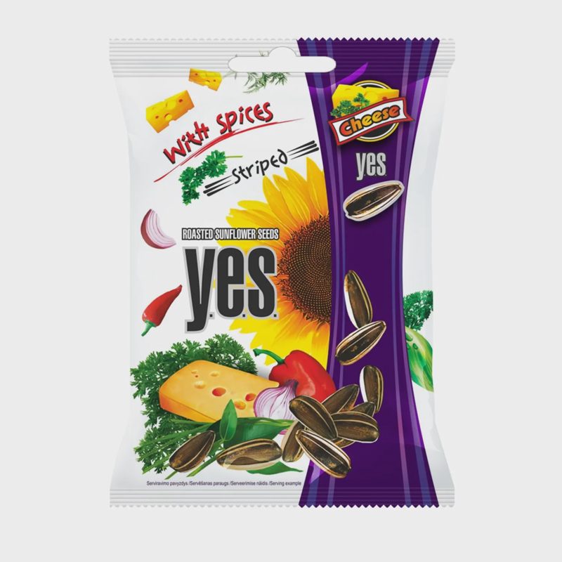 Skrud. saulėgrąžos YES su sūrio priesk., 90 g
