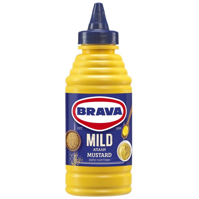 Brava Μουστάρδα Πικαντική 430gr