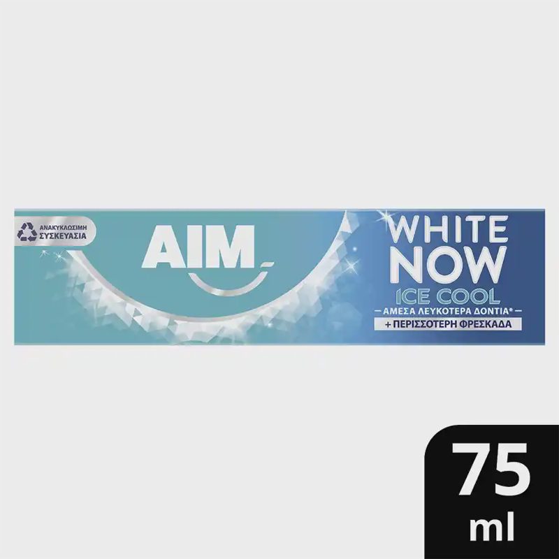 Aim White Now Οδοντόκρεμα Ice Cool Mint 75ml.