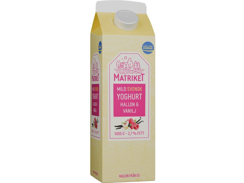 Fruktyoghurt Vanilj & Hallon