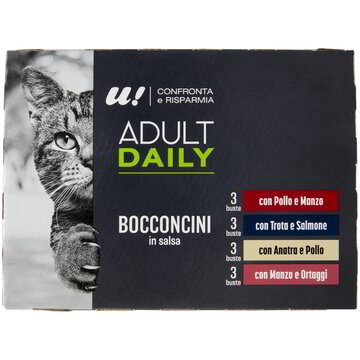 12 Monoporzioni Bocconcini in Salsa Assortiti U! Confronta e Risparmia
