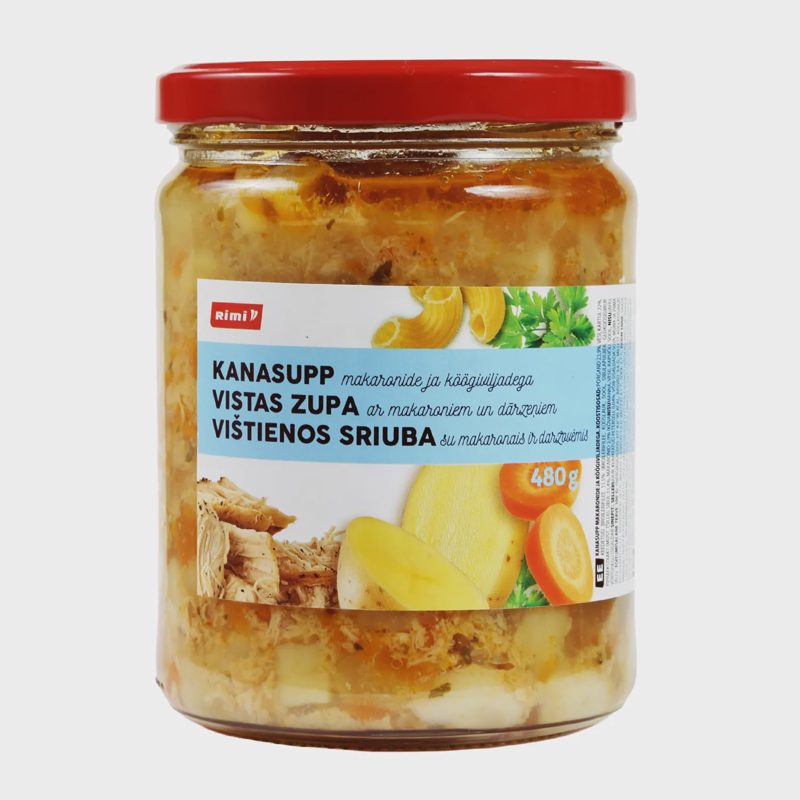 Višt. sriuba su makar., daržov. RIMI, 480 g