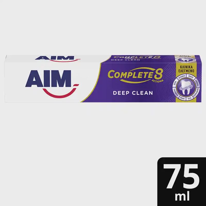 Aim Complete 8 Actions Οδοντόκρεμα Complete Protection 75ml.