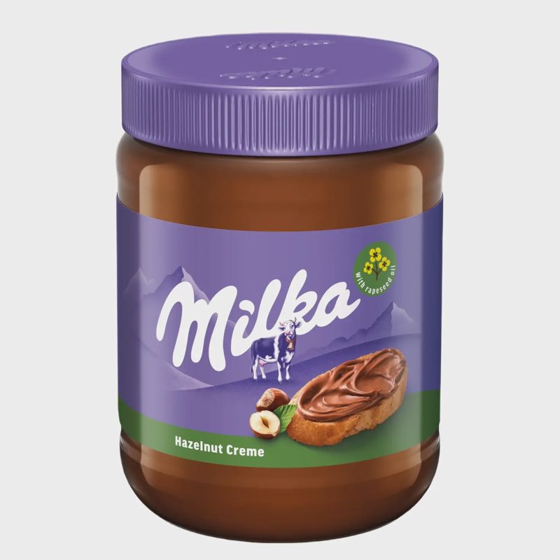 Kremas su lazdyno riešutais MILKA, 350 g