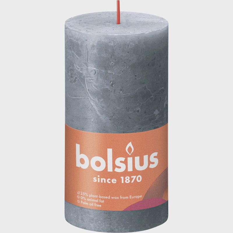 Žvakė BOLSIUS, 13 x 7 cm, mėlyna