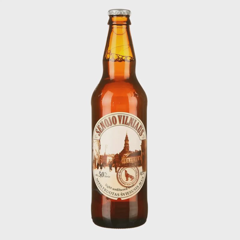 Nefil.švies.SENOJO VILNIAUS alus, 5 %, 0,5 l