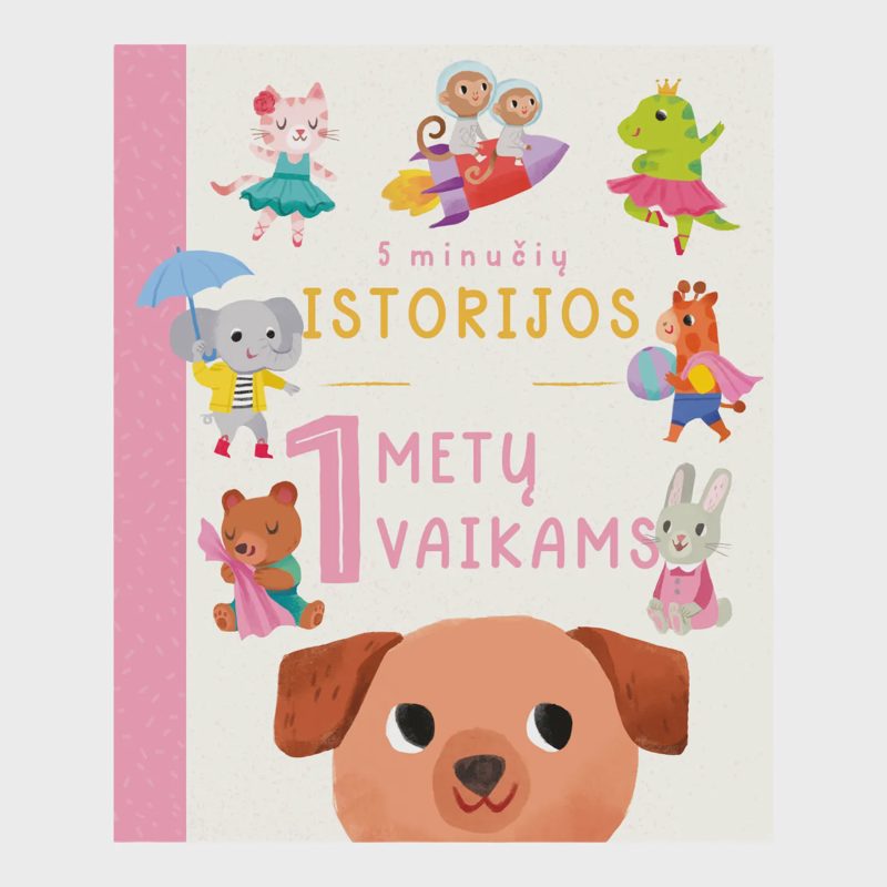 Knyga 5 MINUČIŲ ISTORIJOS 1 METŲ VAIKAMS