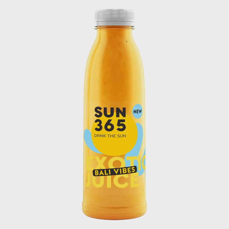 Egzotinės sultys BALI VIBES SUN365, 500 ml