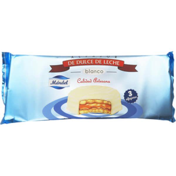 alfajores chocolate blanco