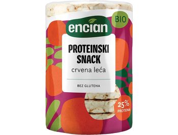 Encian Bio proteinski snack od crvene leće bez glutena 90 g