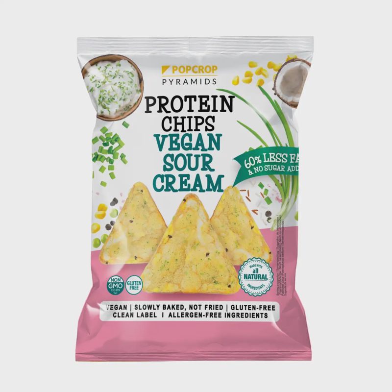 Vegan. gr. sk. baltym. trašk. POPCROP, 60 g