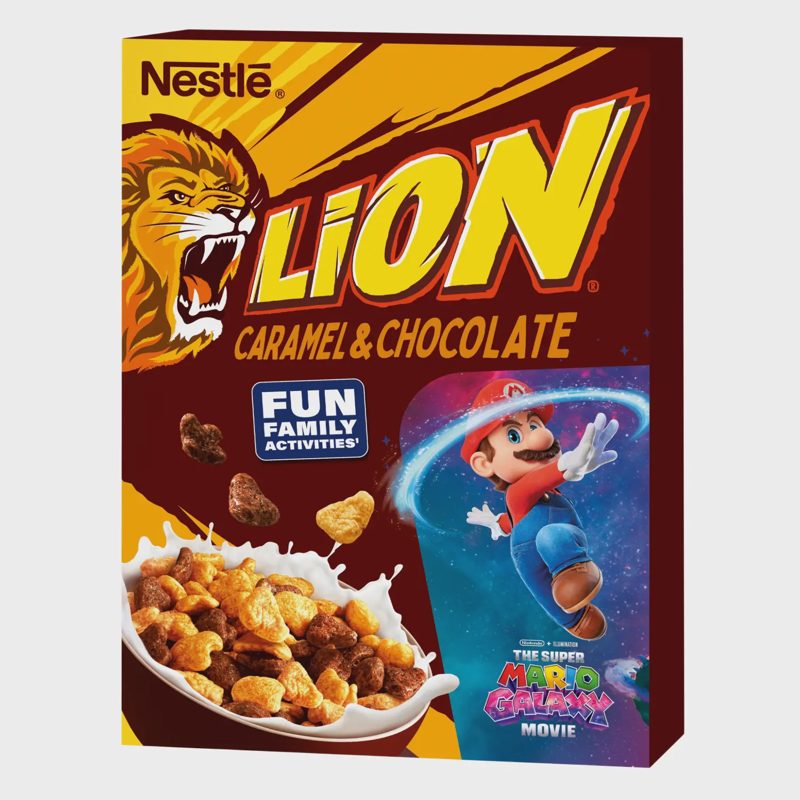 Dribsn. su šok. ir karam. NESTLE LION, 400 g
