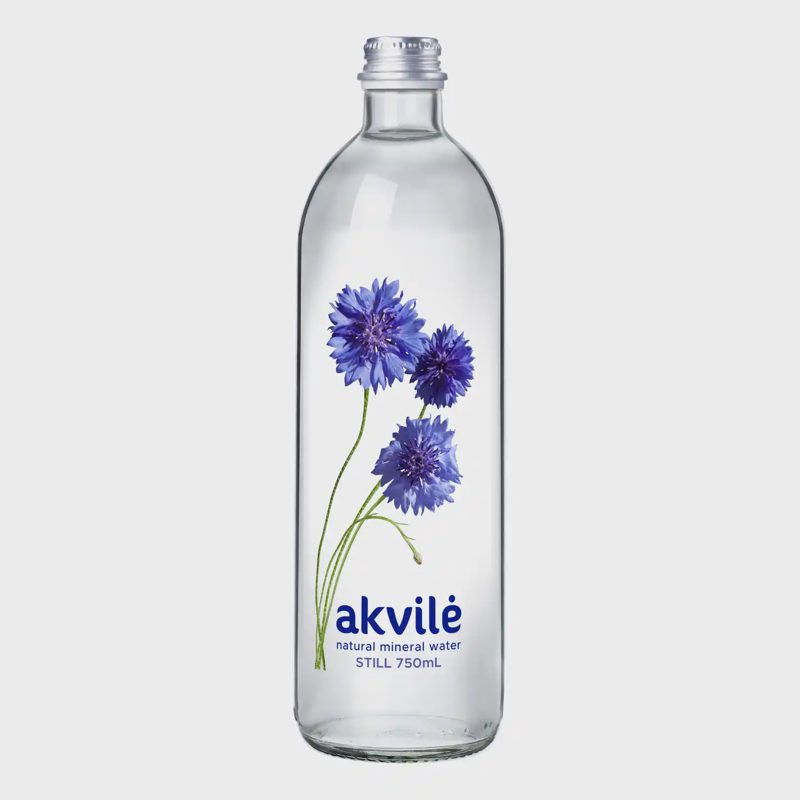 Negaz.nat. mineralinis vanduo AKVILĖ, 750ml