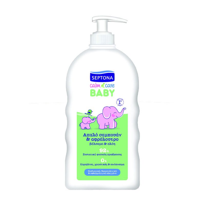 Septona Baby Calm n' Care Gentle Shampoo & Bath with Hypericum & Aloe 500 ml