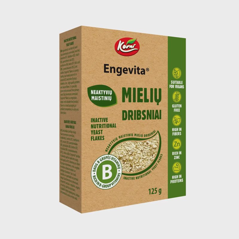 Maistinių mielių dribsniai ENGEVITA, 125 g