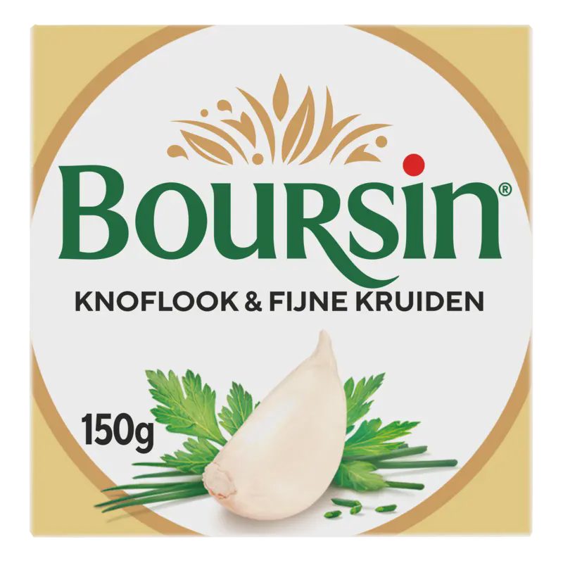 Boursin valkosipuli & yrtti tuorejuusto 150g