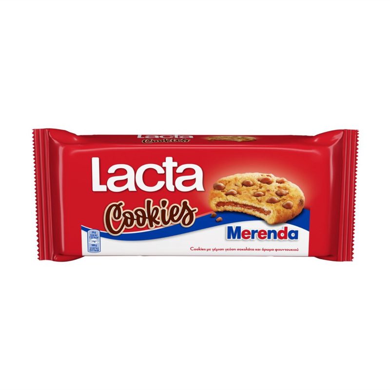 Lacta Cookies Μπισκότα Merenda 156gr