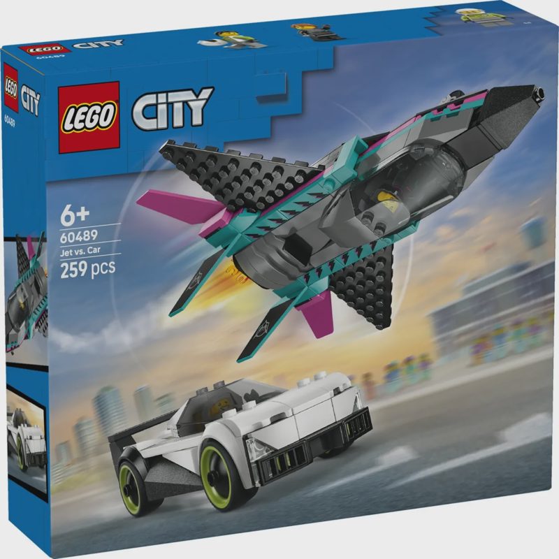 Konstr. LEGO Lėktuvas Prieš Automobilį 60489