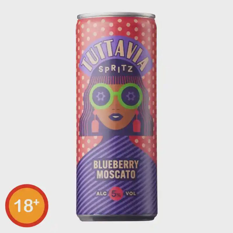 Tuttavia Spritz Blueberry & Μοσχάτο 250ml