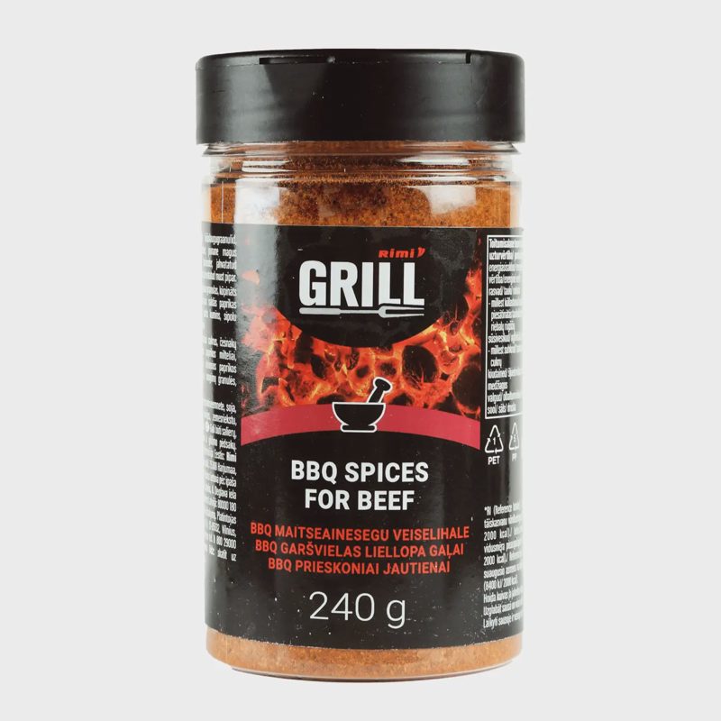 BBQ prieskoniai jautienai RIMI, 240 g