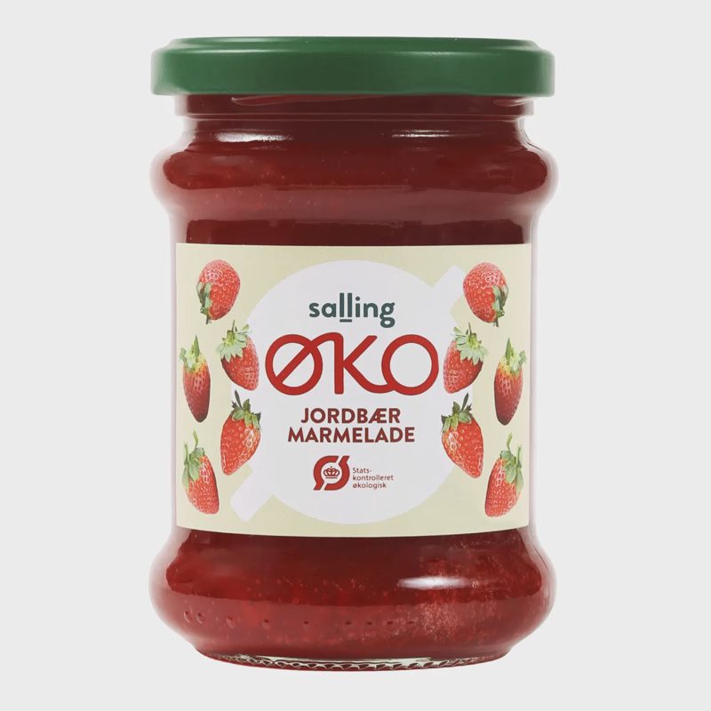 Ekol. braškių uogienė SALLING EKO, 275 g