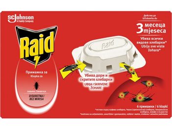Raid klopka za žohare 6 kom