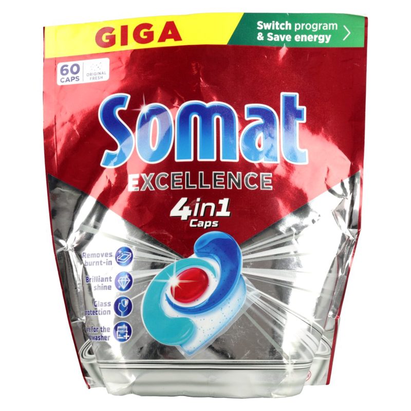 Somat Excellence 4in1 tablete za posuđe 60 kom