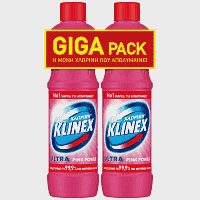 Klinex Ultra Χλωρίνη Pink 2x750ml Giga Pack