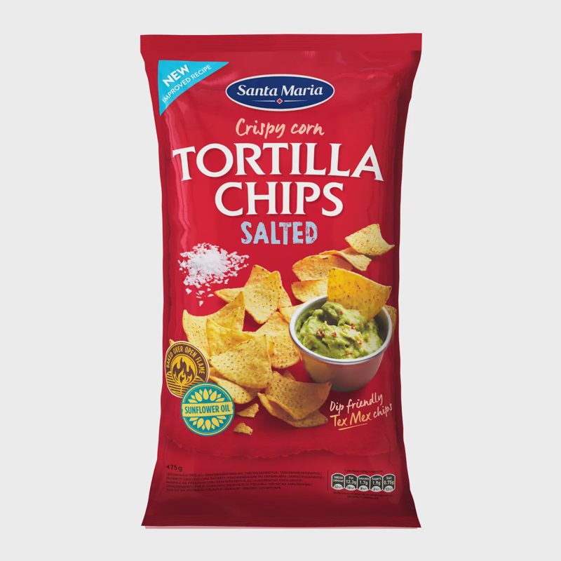 Kuk. traškučiai su druska SANTA MARIA, 475 g