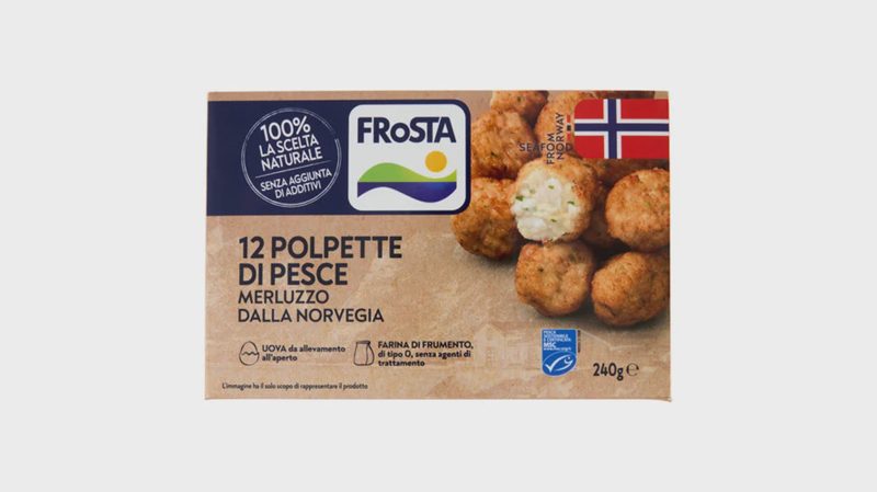 FRoSTA 12 Polpette di Pesce Merluzzo dalla Norvegia 240 g