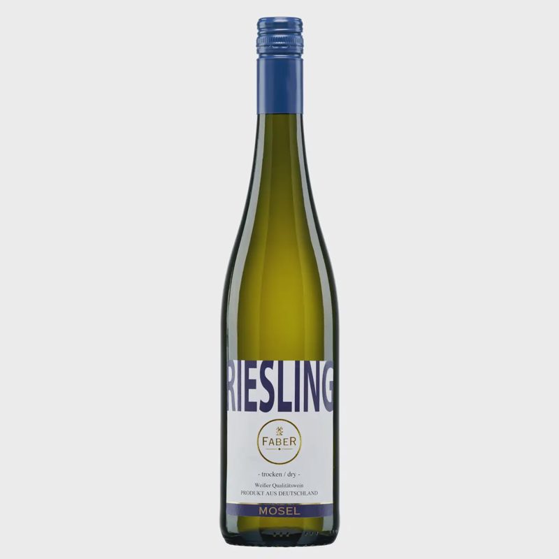 Balt.sausas vynas FABER RIESLING DRY, 0,75l