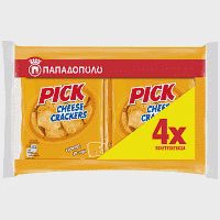Παπαδοπούλου Pick Cheese Crackers 4x45gr