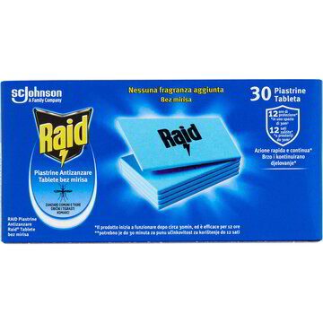 Raid Laminirane tablete za električni aparat 30 kom