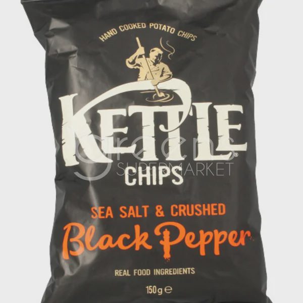 Kettle Sea Salt & Crushed Black Pepper 130 g